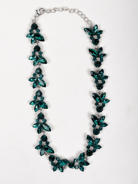 

ODETTE Women Green Stone Studded Necklace