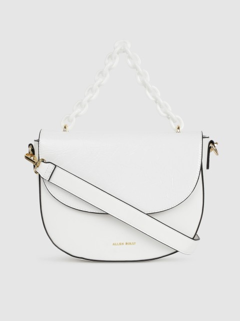 

Allen Solly white Structured Sling Bag