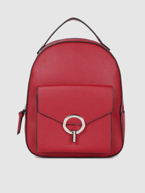 

Allen Solly Women Red Solid Backpack