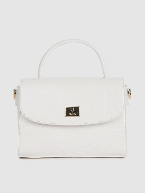 

Allen Solly White PU Structured Satchel