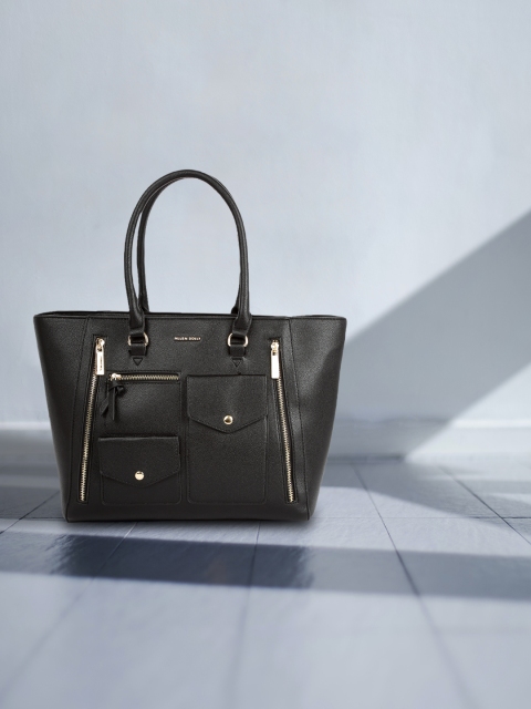 

Allen Solly Black PU Swagger Shoulder Bag