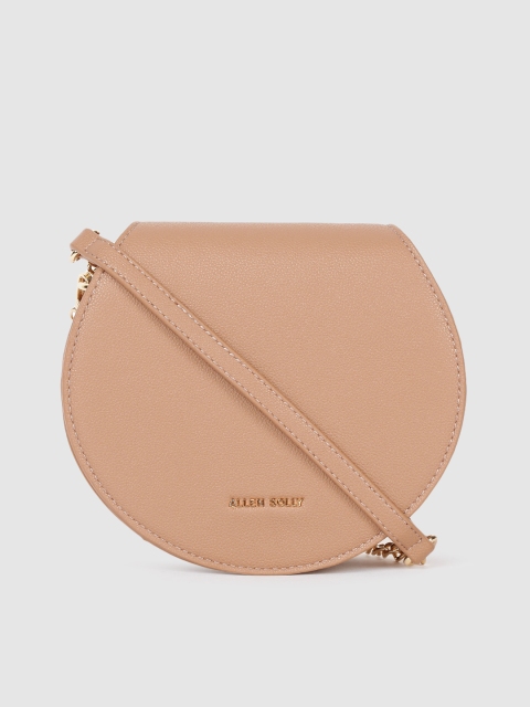 

Allen Solly Beige Solid Sling Bag