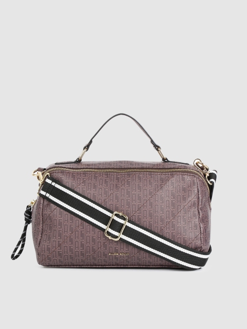 

Allen Solly Women Brown Printed Structured Handheld Bag