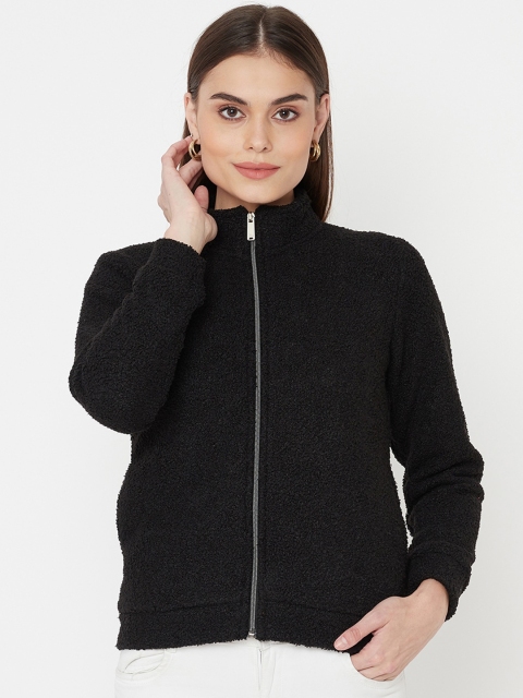 

METTLE Women Black Sweatshirt