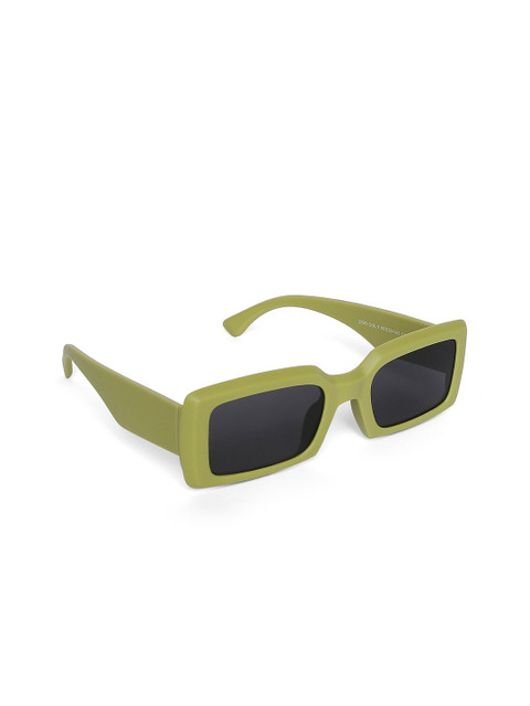 

20Dresses Women Black Lens & Green Rectangle Sunglasses