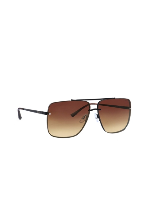 

OPIUM Men Brown Lens & Black Square Sunglasses with UV Protected Lens OP-1860-C02