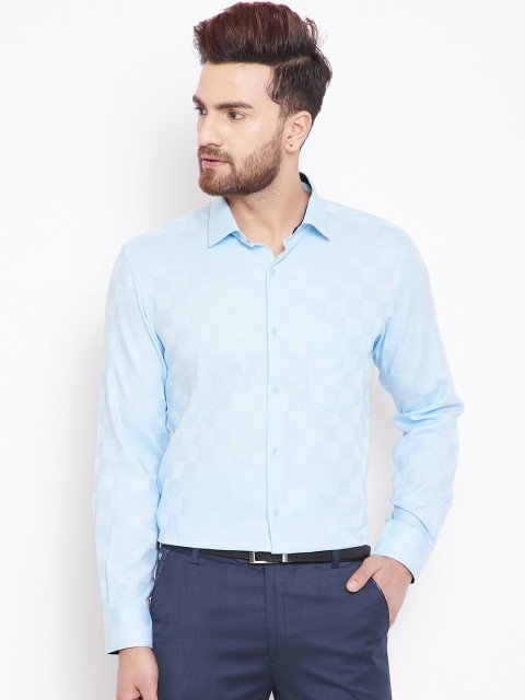 

Canary London Men Blue Smart Slim Fit Party Shirt