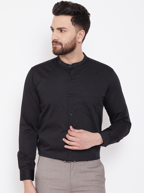 

Canary London Men Black Smart Slim Fit Party Shirt