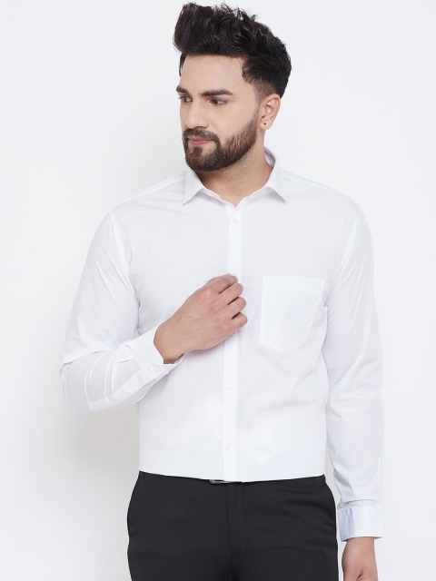 

Canary London Men White Smart Opaque Formal Shirt