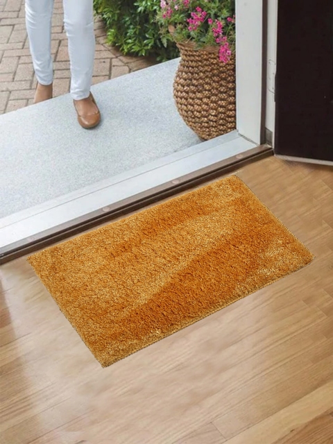 

Flooring India Yellow Solid Anti-Skid Doormat