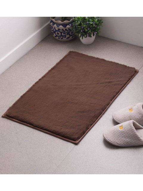 

Flooring India Taupe Solid Anti-Skid Doormat