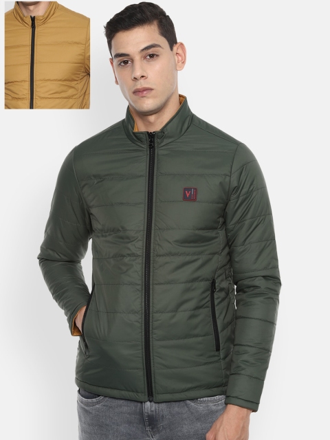 

Van Heusen Sport Men Yellow & Green Reversible Padded Jacket
