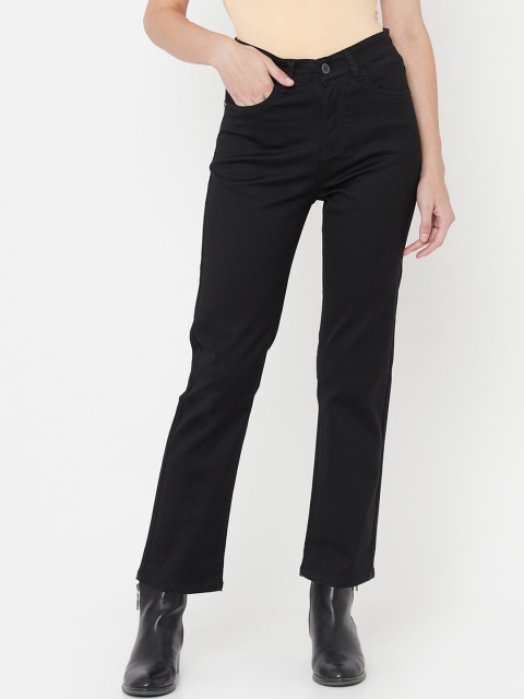

METTLE Women Black Low Distress Jeans