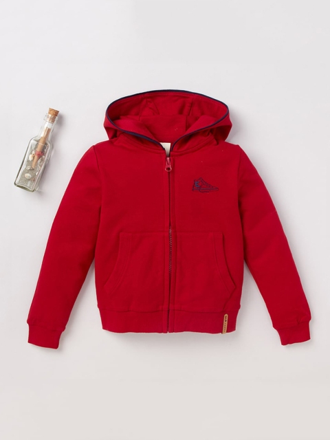 

Ed-a-Mamma Boys Red Bomber with Patchwork Jacket