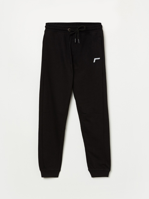 

Fame Forever by Lifestyle Boys Black Solid Cotton Joggers