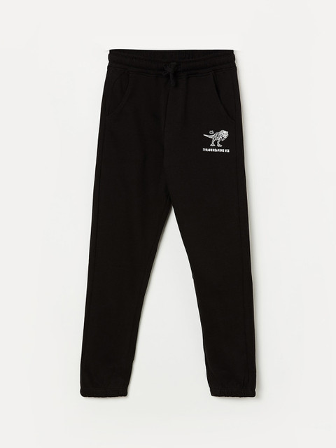 

Fame Forever by Lifestyle Boys Black Solid Cotton Joggers