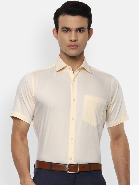 

Van Heusen Men Yellow Opaque Formal Shirt