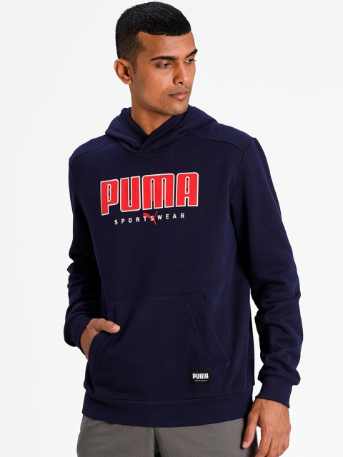 

Puma Men Blue Printed Sweatshirt