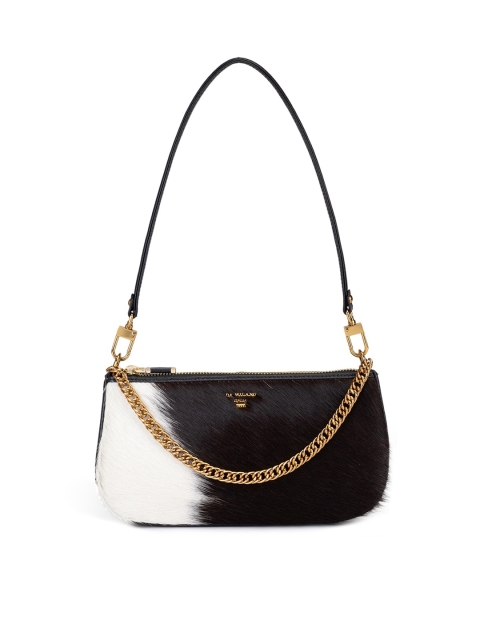

Da Milano White Leather Structured Shoulder Bag