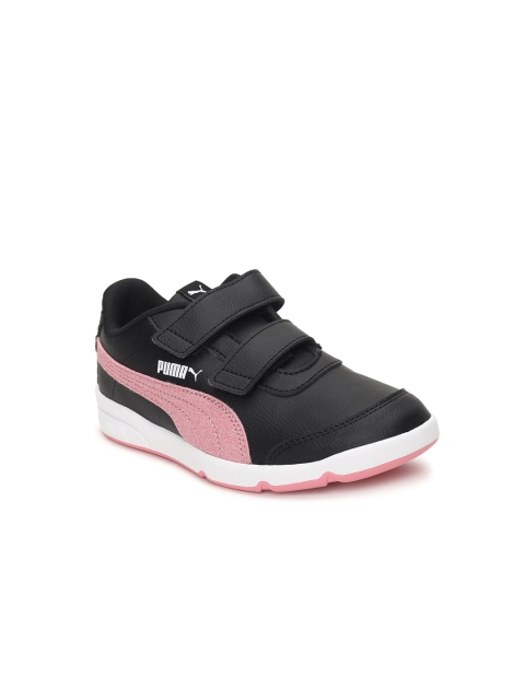 

Puma Girls Black Textured Sneakers