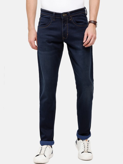 

Swiss Club Men Navy Blue Skinny Fit Light Fade Jeans