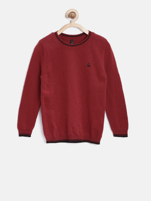 

United Colors of Benetton Boys Maroon Sweater
