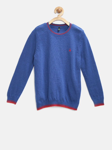

United Colors of Benetton Boys Blue Sweater