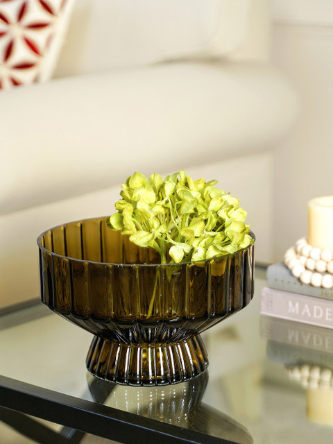 

Pure Home and Living Grey Glass Kylix Vase