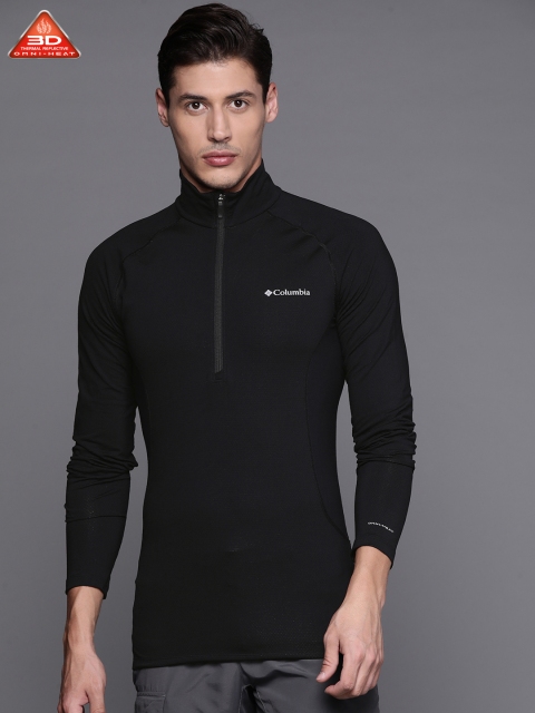 

Columbia Men Black Omni-Heat 3D Knit Crew II Thermal Top