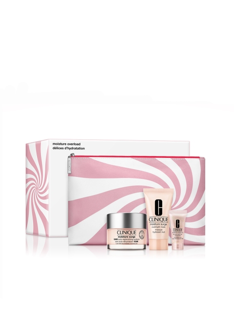 

Clinique Moisture Overload Skin Care Gift Set with Moisture Surge, White