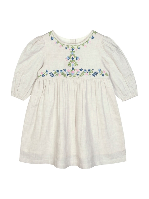 

Budding Bees Grey Floral Empire Top