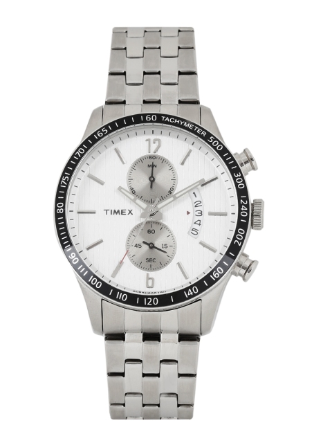

Timex Men Silver-Toned Chronograph Watch TW000T307