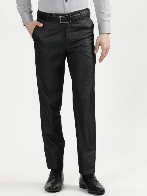 

V2 Value & Variety Men Charcoal Grey Formal Trousers