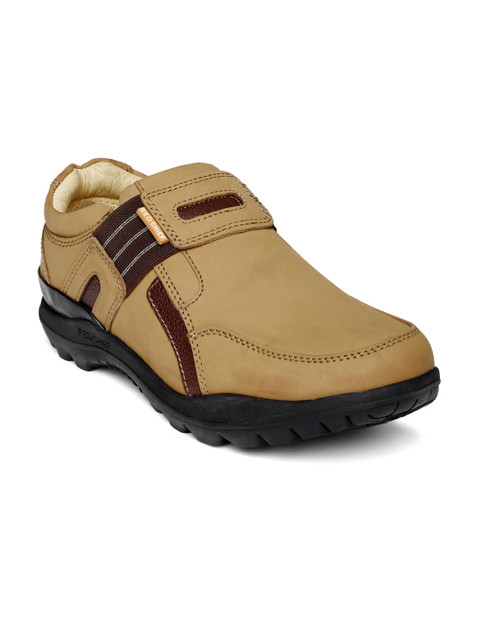 

Red Chief Men Brown Solid Leather Casual Shoes
