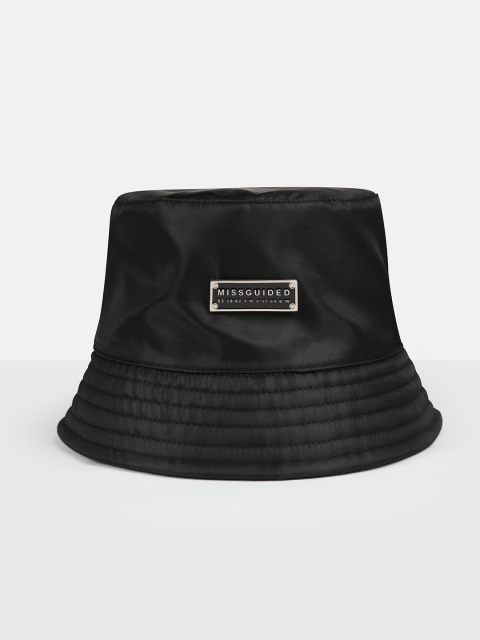 

Missguided Women Black Solid Hat