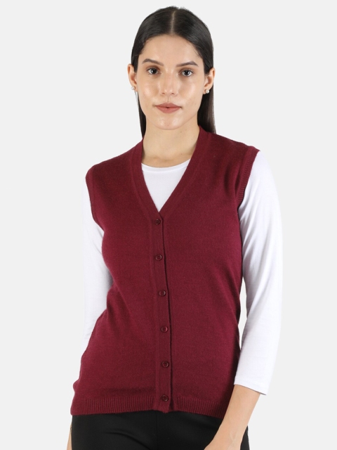 

Monte Carlo Women Maroon Cardigan