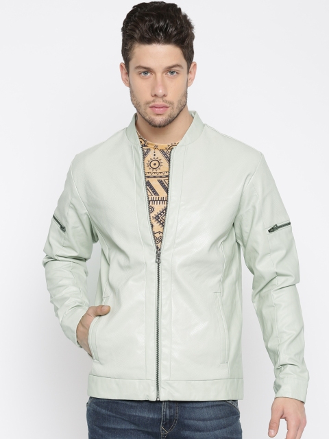 

Jack & Jones Off-White Biker Jacket