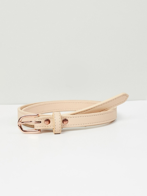 

max Women Beige PU Belt