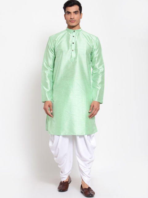 

MAXENCE Men Blue Thread Work Kurta