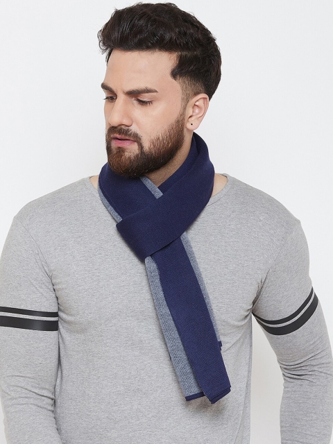 

Alvaro Castagnino Men Blue Patterned Mufflers