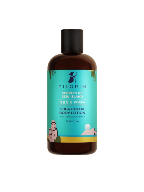 

Pilgrim Shea-Cocoa Butter Body Lotion for Deep Nourishment & Skin Brightening, Teal