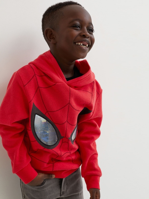 

H&M Boys Red Interactive-Motif Hoodie