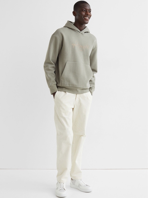 

H&M Men Green Relaxed Fit Hoodie