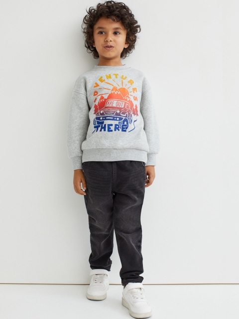 

H&M Boys Grey Printed Sweatshirt