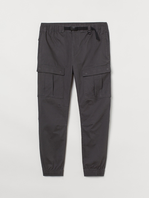 

H&M Men Grey Cargo joggers