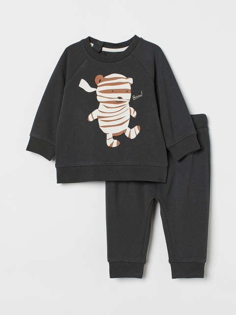 

H&M Boys Grey Sweatshirt and joggers