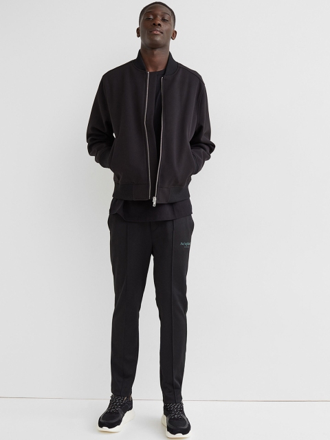 

H&M Men Black Slim Fit Tailored Joggers