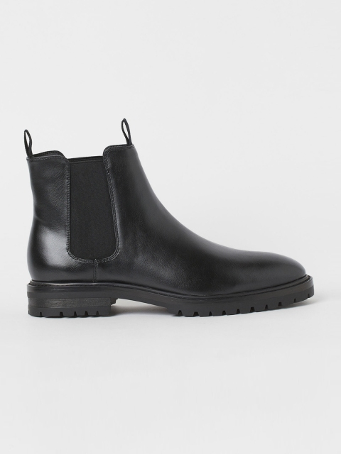 

H&M Men Black Chelsea Boots