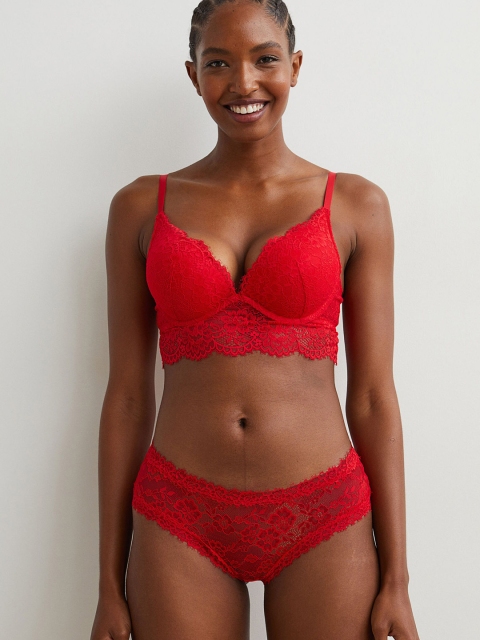 

H&M Women Red Super push-up bralette