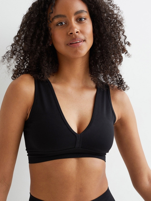 

H&M Black Seamless Sports Bra